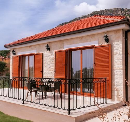 Stone facade and terrace at Uphill Glavanovic